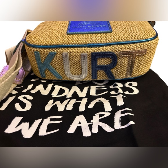 Kurt Geiger London Small Southbank Canvas Camera Crossbody Bag New with Dustbag - Picture 3 of 8